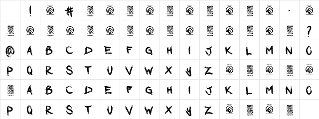 Dark Waters Regular Character Map Dark Waters Regular Character Map