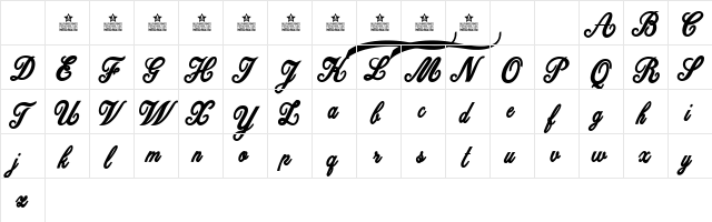 Dattermatter Bold Persoinal Use Regular Character Map Dattermatter Bold Persoinal Use Regular Character Map