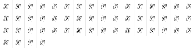 KR Seeds Regular Character Map