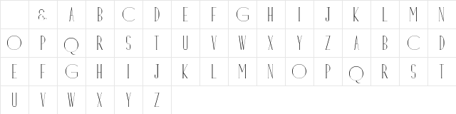 Dayang Senandung Regular Character Map Dayang Senandung Regular Character Map