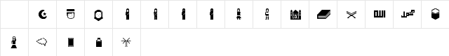 DBA Muslim Regular Character Map DBA Muslim Regular Character Map