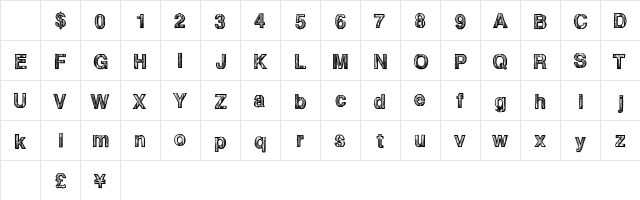 DealMaker Regular Character Map DealMaker Regular Character Map