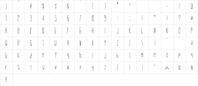 Delta Universe Regular Character Map Delta Universe Regular Character Map