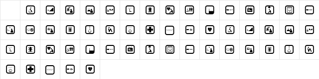 DEPRESSIVE ICON Regular Character Map DEPRESSIVE ICON Regular Character Map