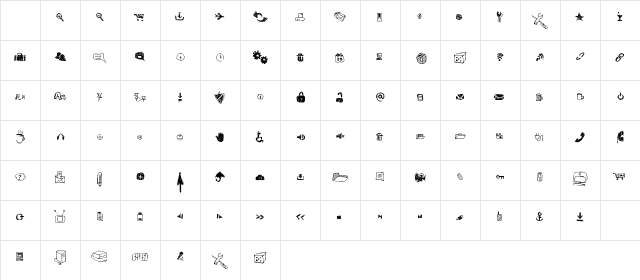 DerpIcons Regular Character Map DerpIcons Regular Character Map