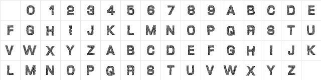 Desgarvuda Regular Character Map Desgarvuda Regular Character Map