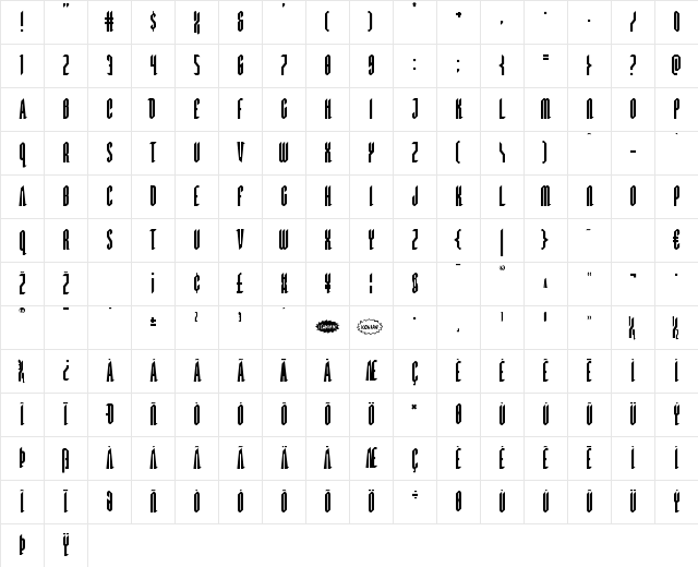 Devil Summoner Regular Character Map
