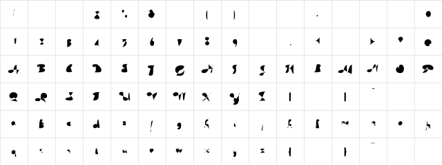 Devol Regular Character Map