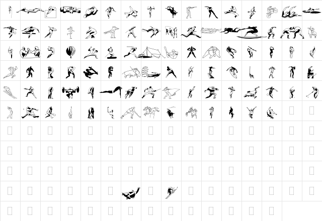 DF Energetics Plain Character Map