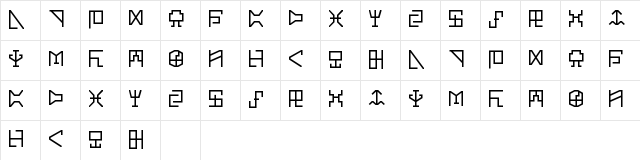 Digicode Regular Regular Character Map