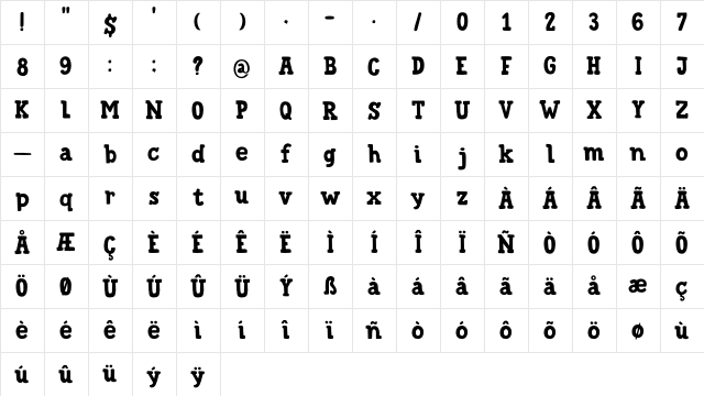 DK Trained Monkey Regular Character Map DK Trained Monkey Regular Character Map