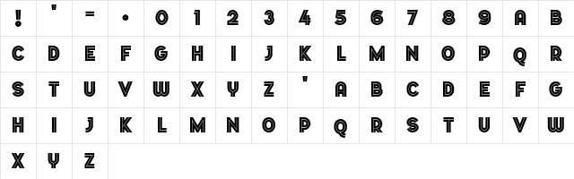Dopest by MARSNEV Regular Character Map Dopest by MARSNEV Regular Character Map