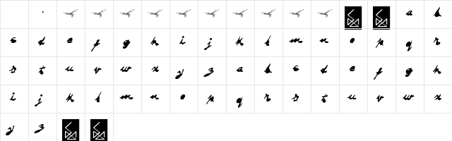 DRAGONFLY DRAGONFLY Character Map DRAGONFLY DRAGONFLY Character Map