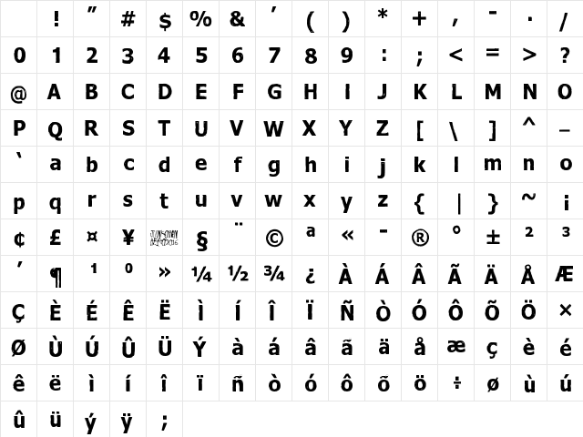 Dreamer Regular Character Map Dreamer Regular Character Map