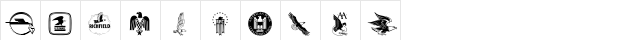 Eagles Regular Character Map