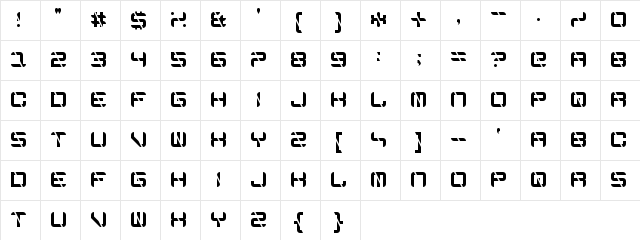 Edge Cutting Regular Character Map
