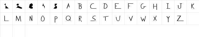 EdwardsFont Regular Character Map EdwardsFont Regular Character Map
