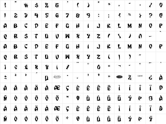 Egg Roll Expanded Expanded Character Map Egg Roll Expanded Expanded Character Map