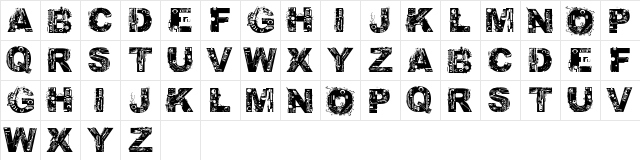 Electronic Alphabet Regular Character Map Electronic Alphabet Regular Character Map