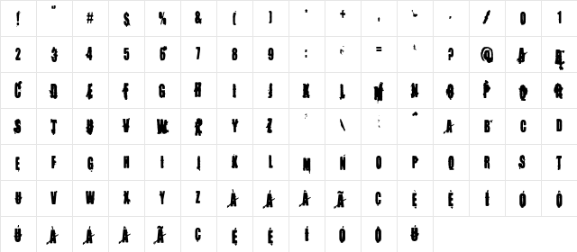Memory Lapses Memory Lapse Character Map
