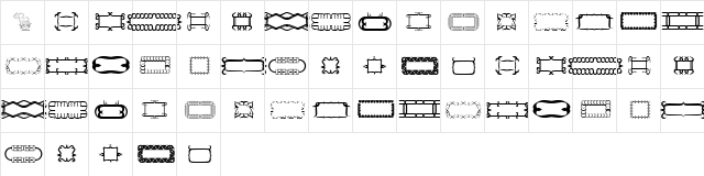 Elegance two Regular Character Map Elegance two Regular Character Map