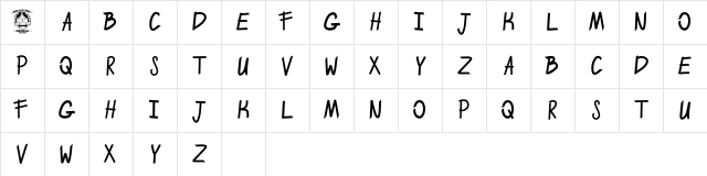 ENJOY BOY Regular Character Map