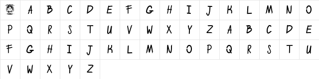 ENJOY BOY Regular Character Map