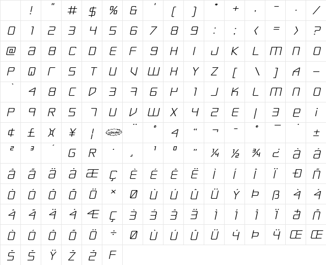 Escape Artist Expanded Semi-Italic Expanded Semi-Italic Character Map Escape Artist Expanded Semi-Italic Expanded Semi-Italic Character Map