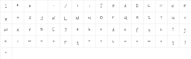 Menrath Antiqua Regular Character Map