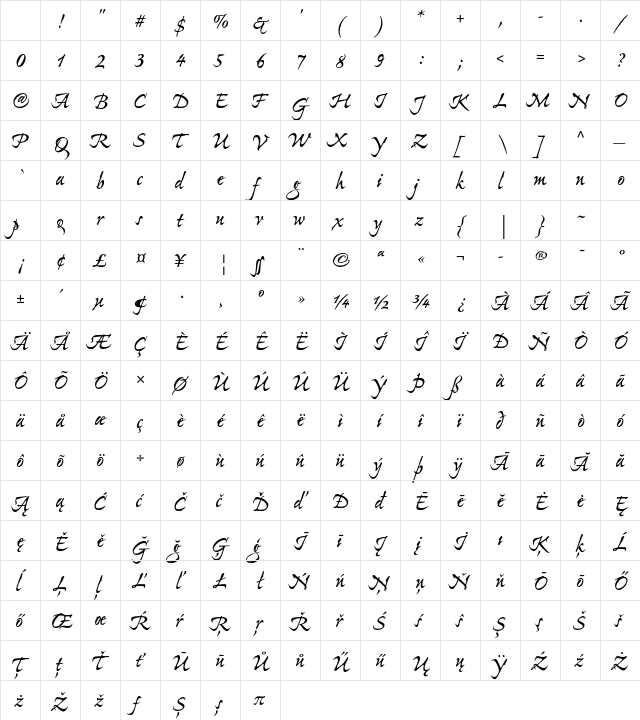 Ex Ponto Pro Bold Character Map Ex Ponto Pro Bold Character Map
