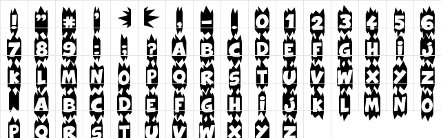 Extra Sales Blank Regular Character Map