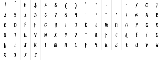 F... SAINT-TROPEZ Regular Character Map