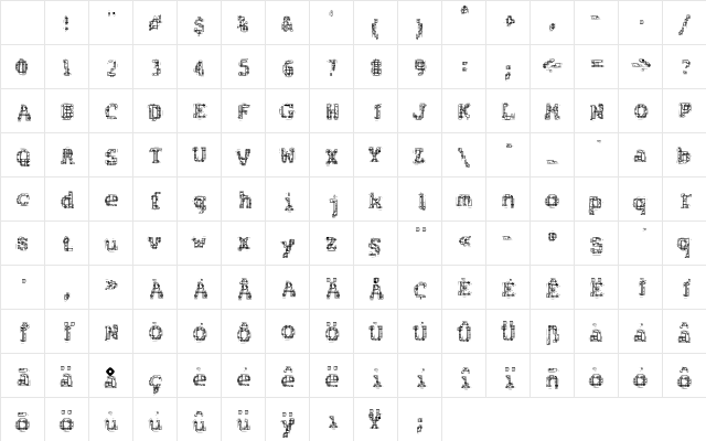 F2FAlRetto LT Std Regular Character Map