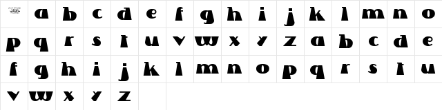 FA La Lettre Dans Le Decor Regular Character Map