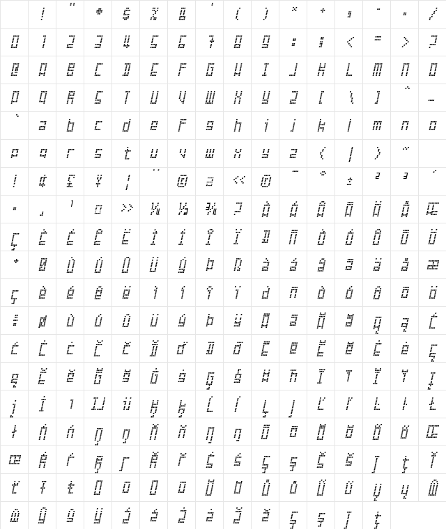 Failed Attempt Regular Character Map Failed Attempt Regular Character Map