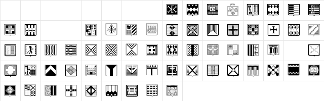 Fantasy Shields Two Regular Character Map