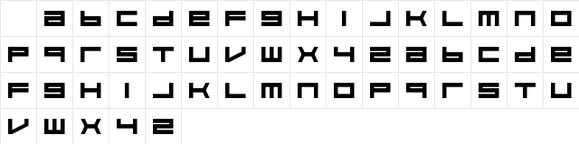 Feisar Regular Character Map Feisar Regular Character Map