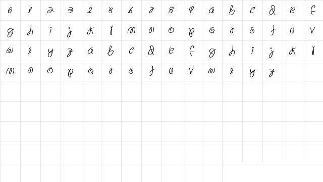 Fiesta Time Regular Character Map Fiesta Time Regular Character Map