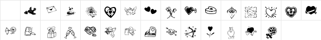 KR Valentine 2003 Regular Character Map