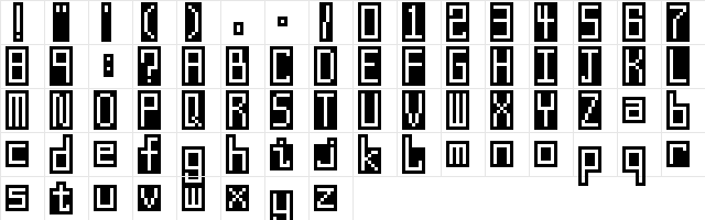 Final Regular Character Map