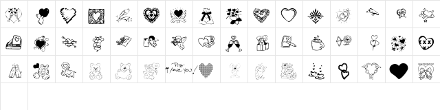 KR Valentine Dings 2002 Regular Character Map