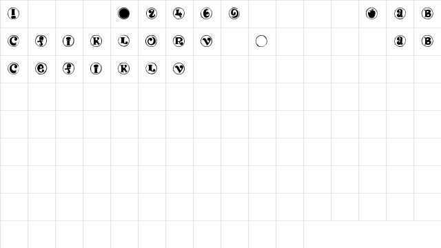 FireWithin Regular Character Map FireWithin Regular Character Map