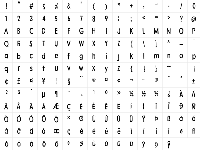 Flea Market Finds Regular Character Map Flea Market Finds Regular Character Map