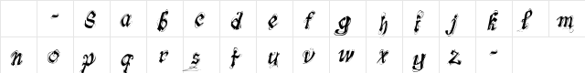 fonts-lab Symphony_demo Regular Character Map