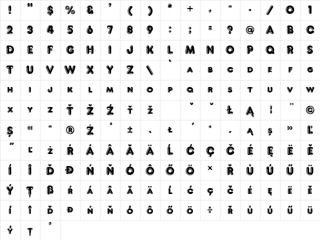 FrankHighlight Normal Character Map FrankHighlight Normal Character Map