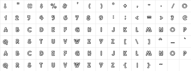 Messenger Regular Character Map Messenger Regular Character Map