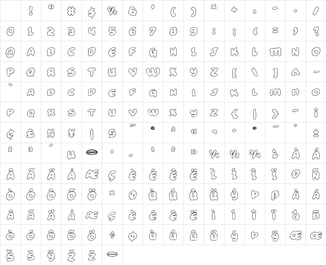 Funny Pages Outline Character Map Funny Pages Outline Character Map
