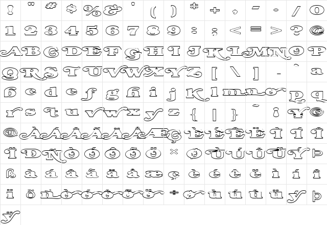 FZ JAZZY 47 HOLLOW EX Normal Character Map FZ JAZZY 47 HOLLOW EX Normal Character Map