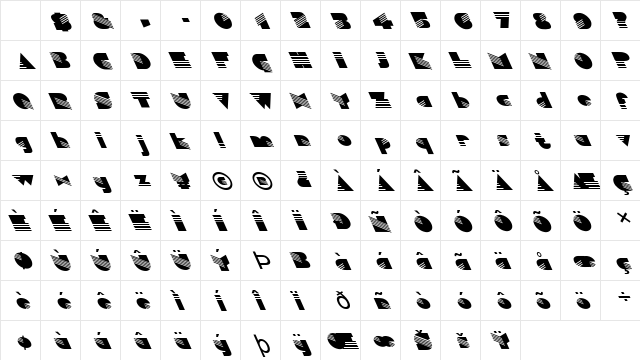 FZ UNIQUE 11 LEFTY Unknown Character Map FZ UNIQUE 11 LEFTY Unknown Character Map