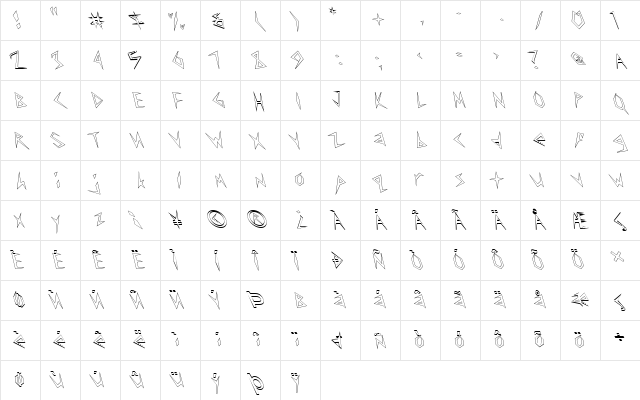 FZ UNIQUE 17 HOLLOW LEFTY Normal Character Map